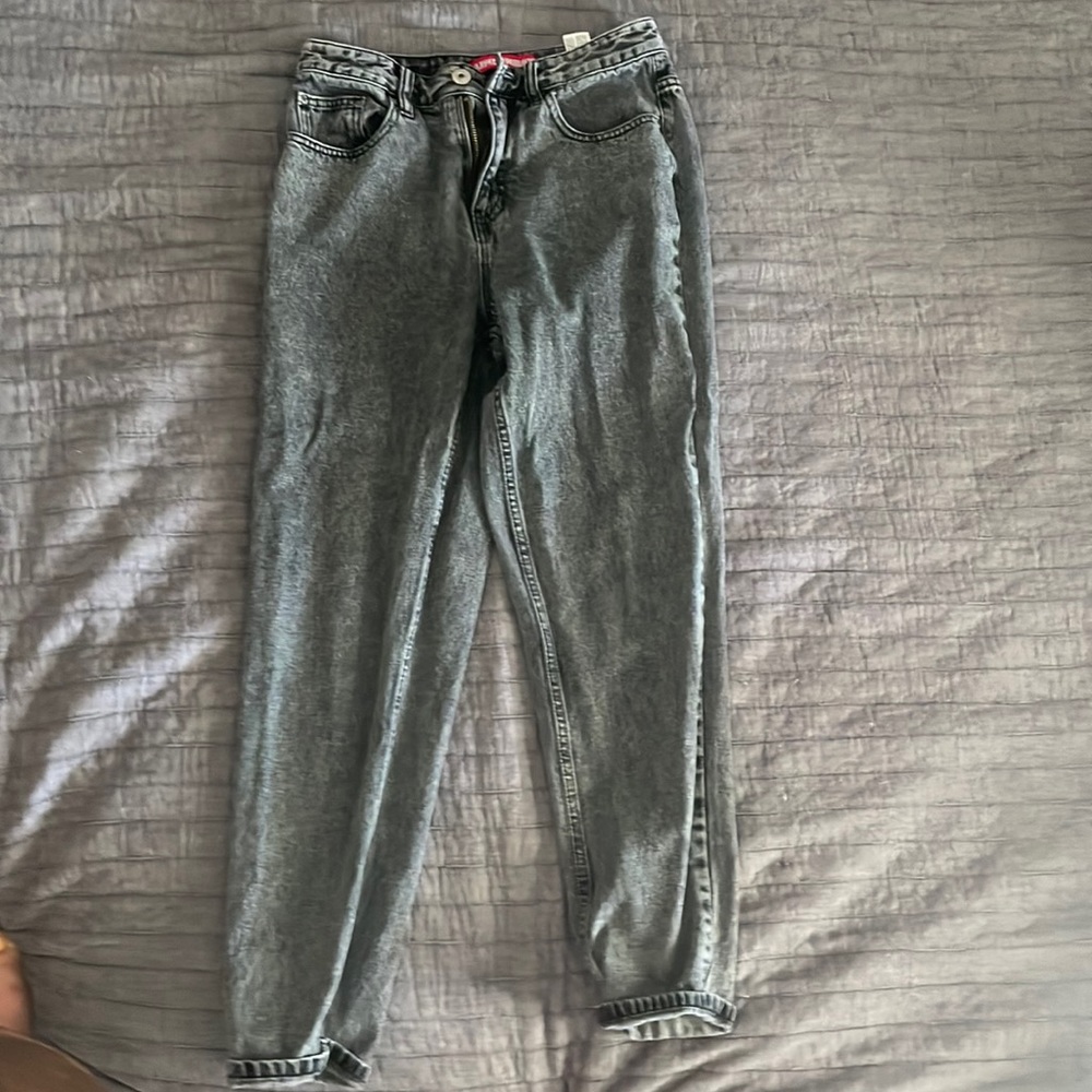 Union bay, faded black Mom jeans